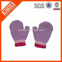 wholesale winter acrylic kids winter mittens